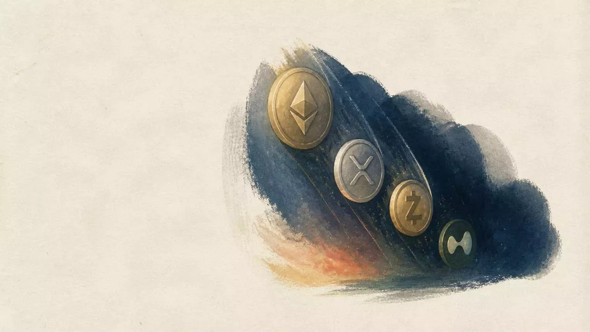 Ethereum, XRP, Zcash и HYPE снизились 8 октября